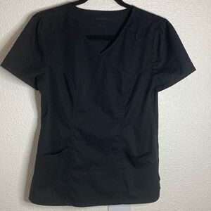 Jaanuu- black scrub top- Size Small
